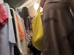 Women shopping clothes upskirt