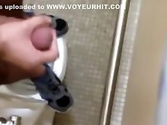 I jerk off on an unsuspecting woman in the public toilet