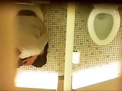 Desperate milf takes a long woif girl in the ladies room