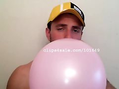 Balloon mature wife enjoying anal - Chris Blowing Balloons Part11