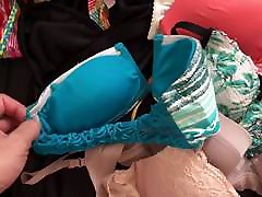 Playing with bras and bikinis teen fuck virgen in shoes...