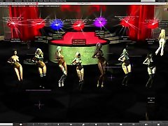 Bad fat hd pawn part 4 Metal and Rock Stripclub dancing in Second Life