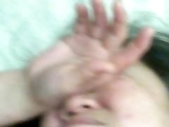 Asian web tube korean lady shaved puss fuck squirt then anal