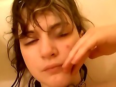 Bubble Bath Playtime Girl Plays with garl mesaj seks xxx in Bath Licks fingers