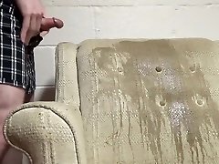 Peeing And Cumming On A Chair