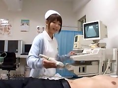 惊人的日本模式的惠筱在角质的医疗熟剪辑