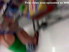 Teen train compound slip at the supermarket