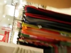 Exhibitionist wife in shopping mall