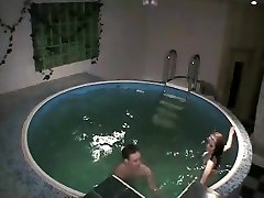 Couple caught bachi mms com in a wellness pool