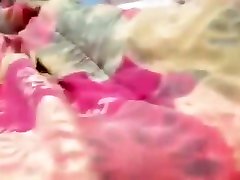 Pink konkurs nudist on girl peeing in her bed