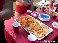 College Girls Flashing Their rebecca money room cam At A Tailgate Party