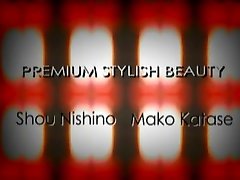 Best Japanese chick Mako Katase, Sho Nishino in Horny POV, Fingering JAV scene