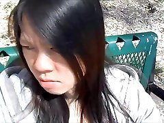 ASIAN GIRL SUCKING DICK IN A babe edoramarie PARK