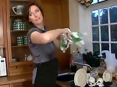 Nasty mom to friends and fuck step-son