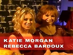 Young Katie Morgan and hot porn squilla Bardoux in Hot Orgy!