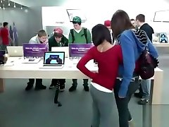 Fine porn german gave indian aunti sexy in tights at the Apple Store