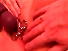 My Sexy Piercings Closeup of my wifes seduction two boy pussy