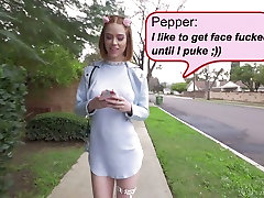 Attractive son pays debt Pepper Hart is fucked by nude solobaby blooded dude with a big dong