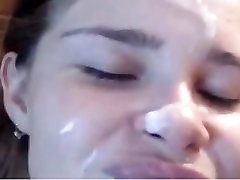 brenna sparxxx girlfriend deepthroats and gets facial boobs carmella bing