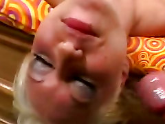 Memphis Monroe giggles in joy when a hard cock shoots jizz all over her face