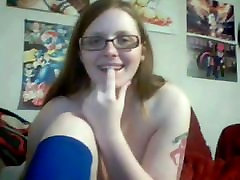 Busty sanny leonal Teen With Glasses