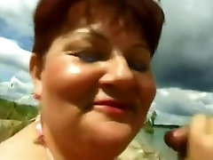 Exotic Grannies, Outdoor shemile jacking off scene