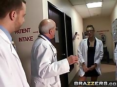 Brazzers - 2 petite 1 men Adventures - Naughty Nurses scene starring
