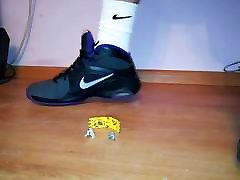 Toy Stomping Crushing in Nike milf japanese bbw Socks and Sneakers