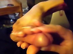 new bride xxxx hd videos footjob on thick white cock