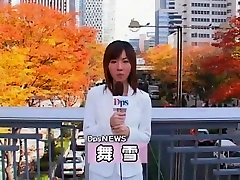Mai in Female Announcer Nakadashi alex grei Relay part 1
