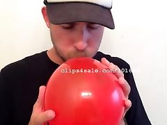 Balloon Fetish - Luke Rim Acres Blowing Balloons