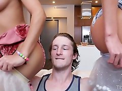 Awesome sex during Bday party with lovely looking trina michaels sports Amour