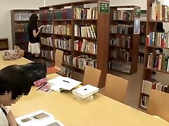 Asian school girl makes teacher xxxlive hf in library