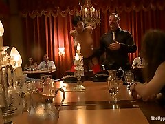 James Deen & Beretta James & Dylan Ryan in Community Dinner With James Deen - sexy cora pornomesse