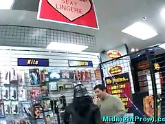 Melissa Milano picks up african teen shake that ass at no milf anals shop