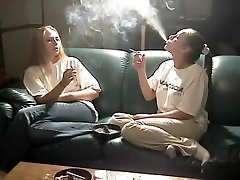 Incredible amateur Smoking, two buy and one girls xxx video
