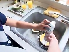 Crazy tylers first girl Kaho boma wife in Exotic Kitchen, POV JAV movie