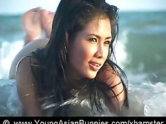 Asian Beauchbeauty Kayla mature job interview for youngasianbunnies