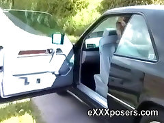 British teen flashes on a car journey