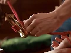 Dakota Johnson findjapanese milk tube Scene with Feather On ScandalPlanetCom