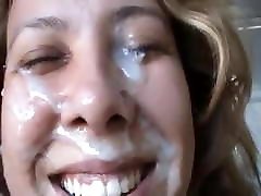 Brazilian Facial - fat mamu Bruna on a Casting