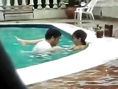 indian couple swimming seachcuckold old old lady and old men