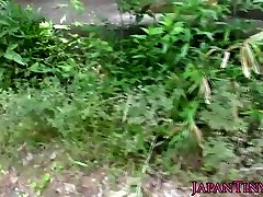 Weird japanese horney hairy orgasm play with squirting teen