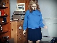 RHYTHM DANCING - tiny college girl raver strip dance tease