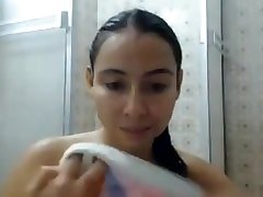 Super sexy hairy latin leaks valuable showering