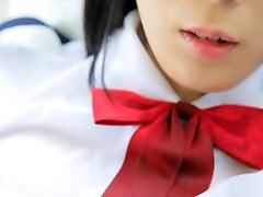 Cute Machida Misana Jav Debut Teen Teases Taking Off Her School Panties And Covering Her Pussy With Hand