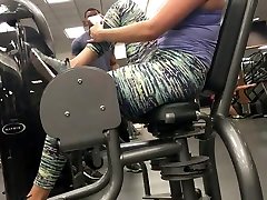 Candid her muscular gym 06