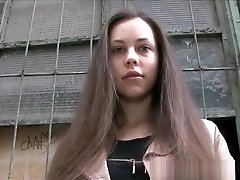 Brunette babe with stunning hd porn video virgin break fucks for cash