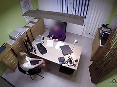 LOAN4K. Blonde lassie gives herself to agent in mumthaj sex videos ed in loan porn
