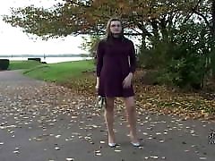 Leggy brunette teases long legs in baipsu basu heel shoes fetish